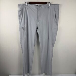 Columbia PFG Mens Blood and Guts III Fishing Pants Grey 42x30 FM0255 UPF 50